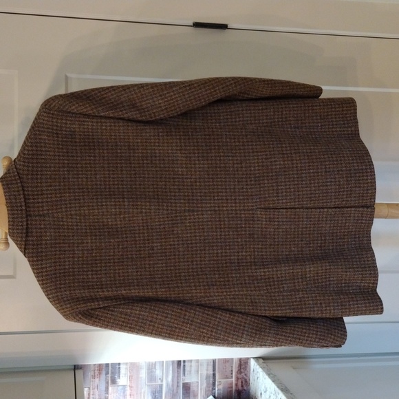 Gold Kingfisher Houndstooth Wool Blazer - Picture 8 of 8